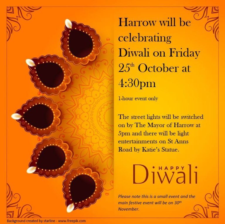 Diwali Light Switch On Celebrations - Harrow Town Centre - DesiHive