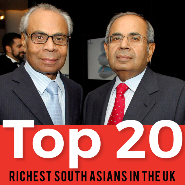 Top 20 richest south asians in the uk 2020